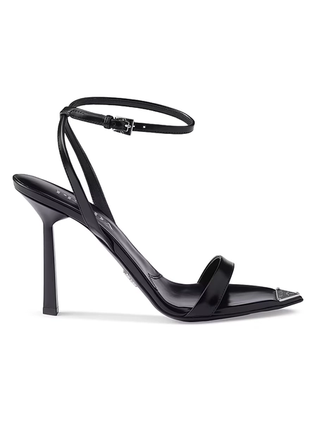 Prada Brushed Leather Sandals