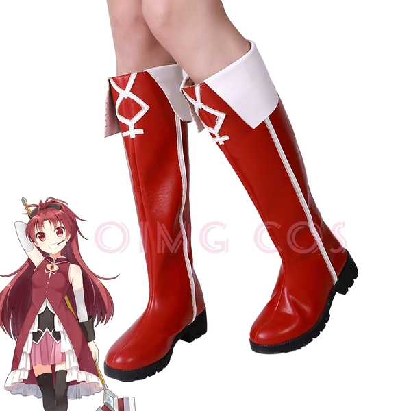 Puella Magi Madoka Magica Sakura Kyouko Cosplay Shoes Anime Role playing props Chinese Style Halloween for men Game - AliExpress