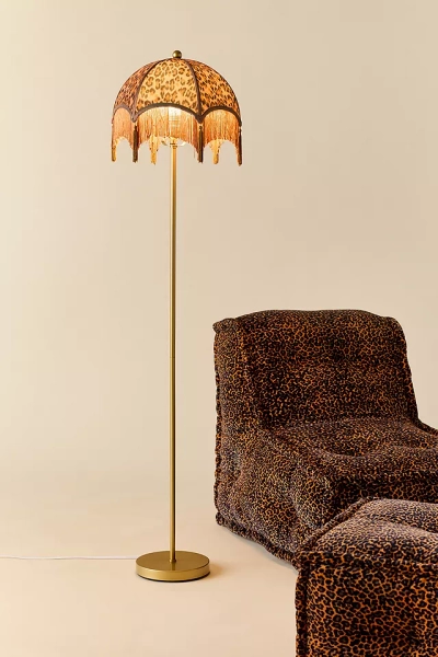 Modern Leopard Print Floor Lamp
