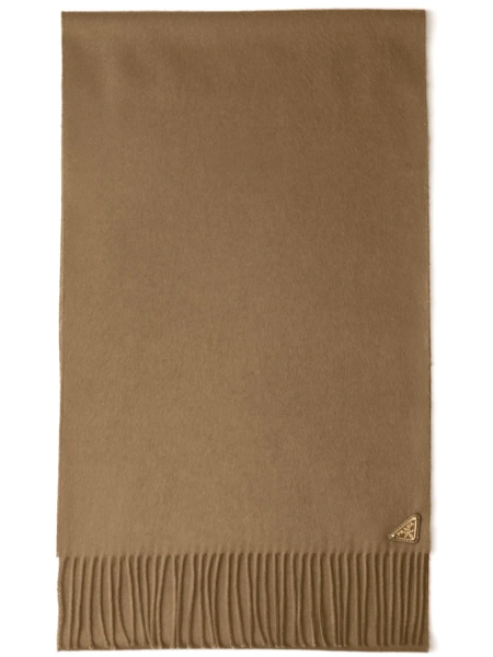 Prada enamel triangle-logo scarf  | One Size