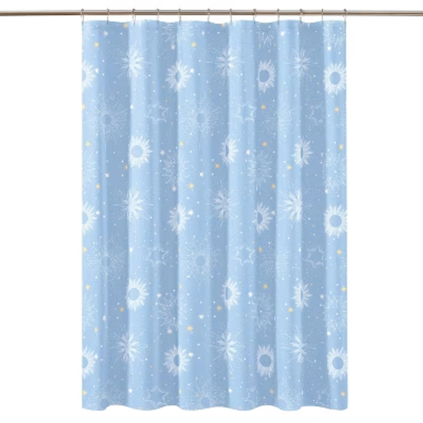 Lemon Tree Uriel Shower Curtain Blue  72x72