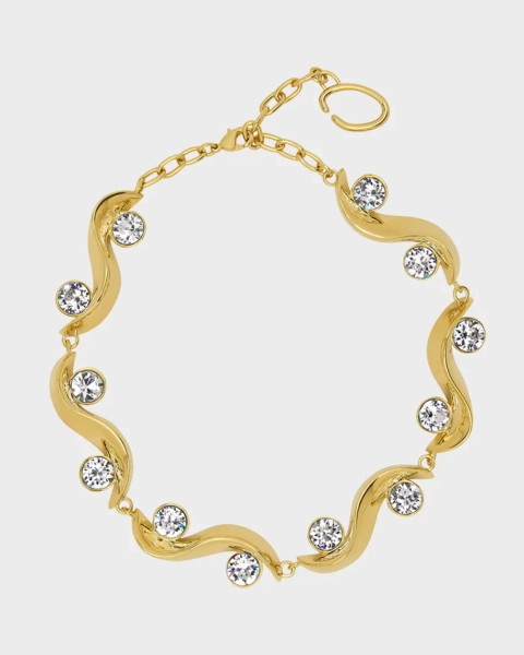 Crystal Wave Necklace