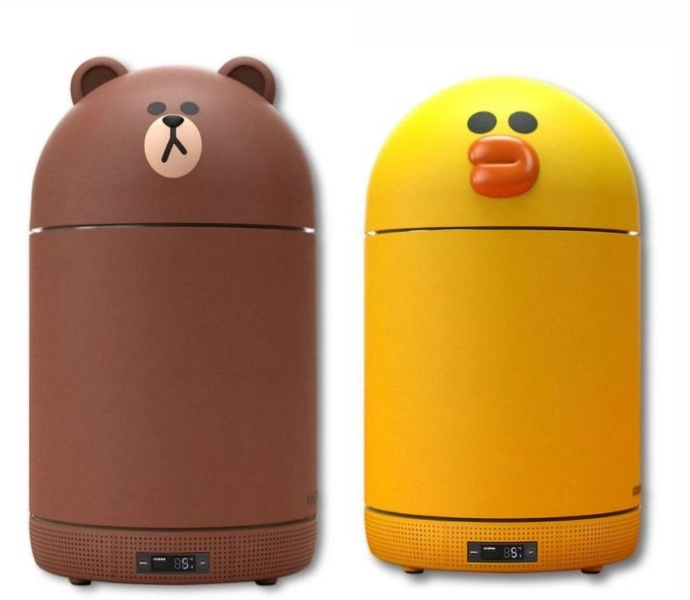 Line Friends CCOMO Mini Refrigerator Brown/Sally 220V NEW- cute refrigerator