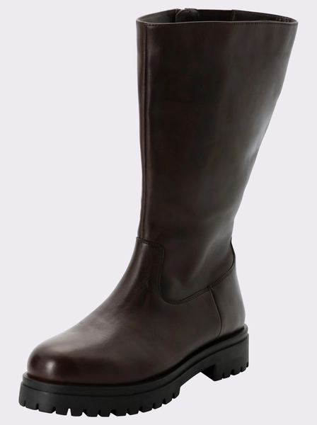 Leather Wide Calf Boots Sheego