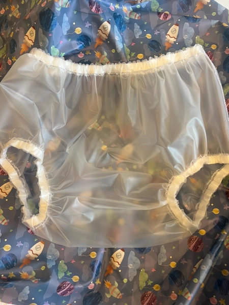 ABDL adult plastic pants, waterproof pants, pull up plastic pants Adult sized , incontinence plastic pants M 30-34,