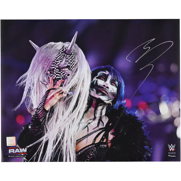 Asuka WWE Autographed 16" x 20" RAW Return Entrance Photograph