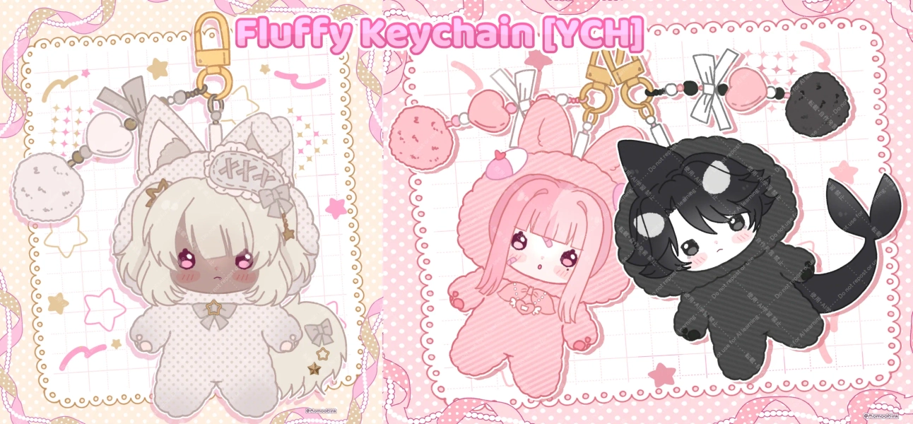 Fluffy Keychain (@MomooPiink)