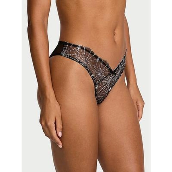 Tease Spider Embroidery Brazilian Panty, Print, M - Women's - Victoria's Secret