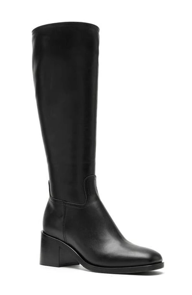 La Canadienne Jack Waterproof Knee High Boot in Black Leather at Nordstrom, Size 11