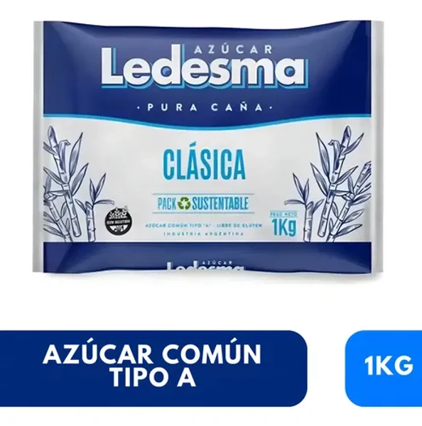 Azucar Ledesma Clásica Paquete De 1 Kilo