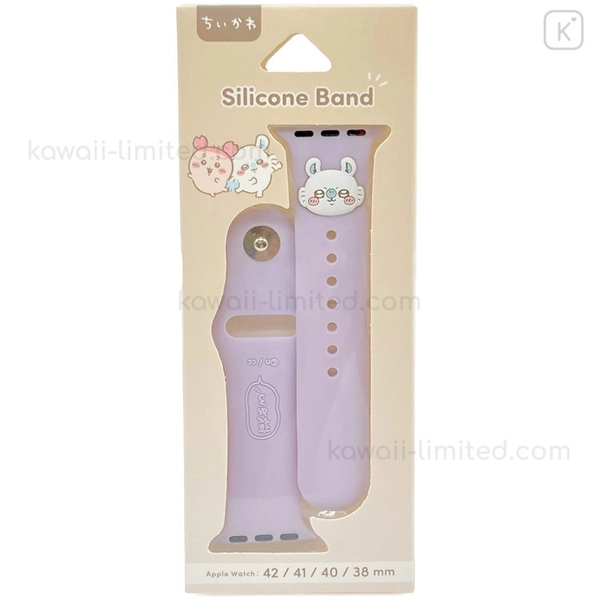 Japan Chiikawa Apple Watch 42/41/40/38mm Silicone Band - Momonga : Face