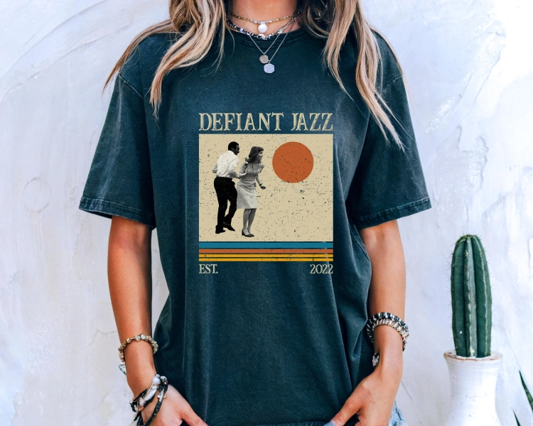 Comfort Colors® Severance Defiant Jazz Shirt, Vintage 90s Severance TV Shirt, Severance Retro Gift, Jazz Fan Series Shirt