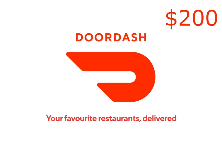 DoorDash $200 Gift Card US WTF BRO U LEGAND