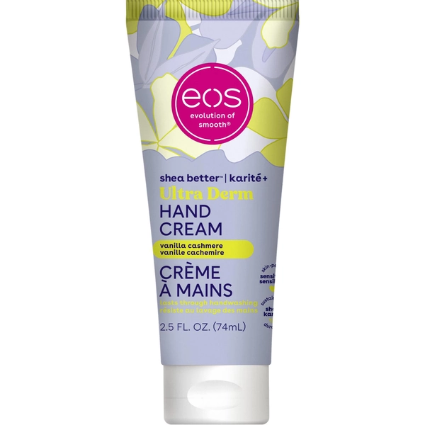 eos Shea Better Ultra Derm Hand Cream, Vanilla Cashmere, Instant Hydration & Protection, 2.5 fl oz - Walmart.com