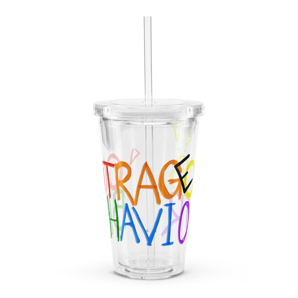 OUTRAGEOUS BEHAVIOUR!!! - Clear Tumbler