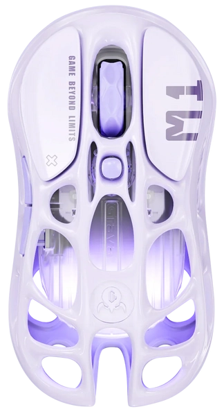 GravaStar Mercury M1 Pro RGB Wireless Gaming Mouse, Special Edition Lavender Purple