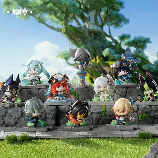[Set of 9] Genshin Impact Sumeru Mini Figure Battlefield Heroes Series Vol. 4 (6-8cm)