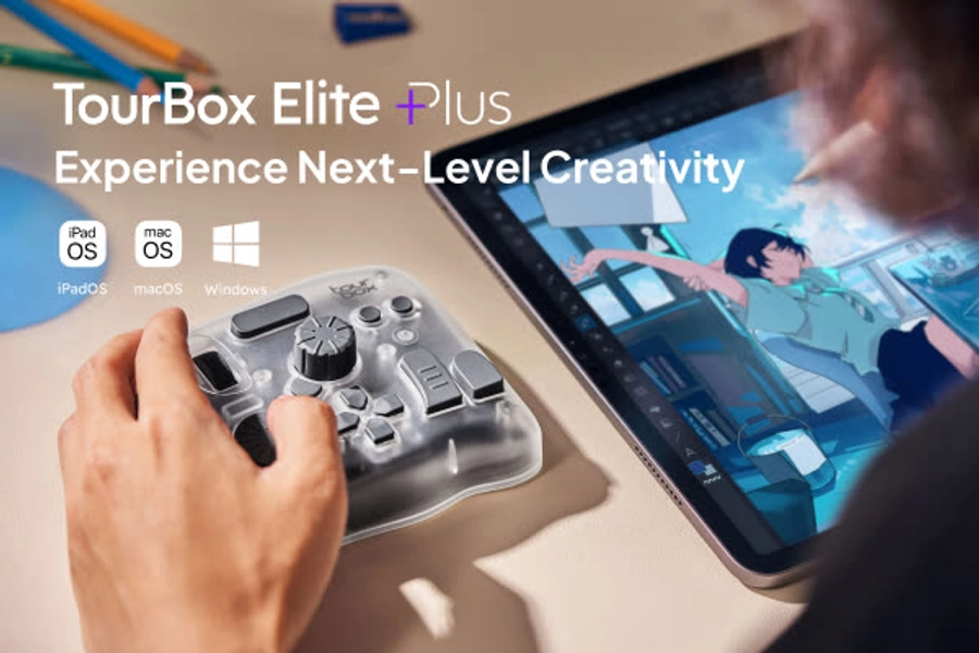 TourBox Elite Plus - The First iPad-Compatible Creative Console | TourBox US