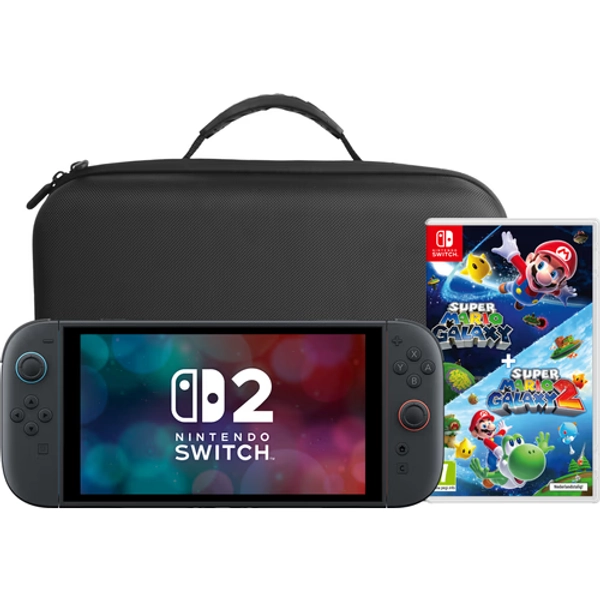 Nintendo Switch 2 + Super Mario Galaxy 1+2 + BlueBuilt Travel Case