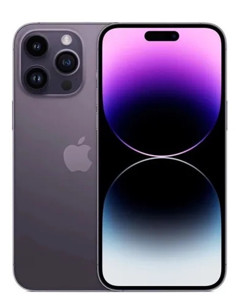 Apple iPhone 14 Pro, 128 Gb, Esim, Morado Oscuro, Bueno, Des