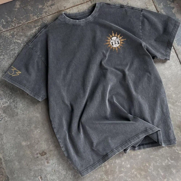 Embroidered Cl@ir 0bscur 3squie Washed Tee, 3xpedition 33 Embroidered Shirt, Maelle's Brooch, Perfect Gift for Game Fans