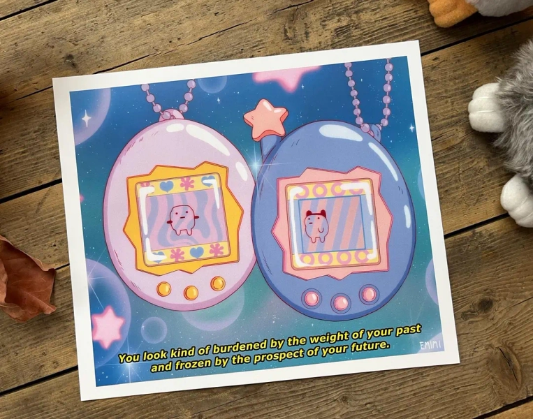 Existential Tama Art Print 2 - Size 20 Cm X 23 Cm - Etsy Canada