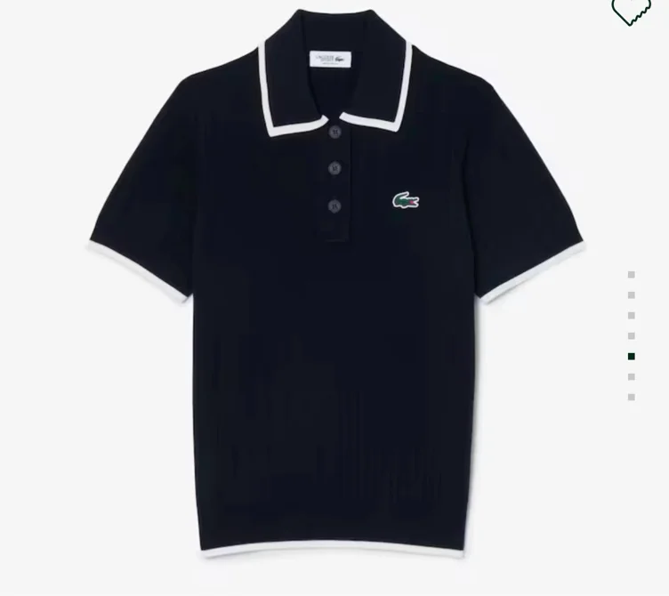 Pull Golf col polo manches courtes