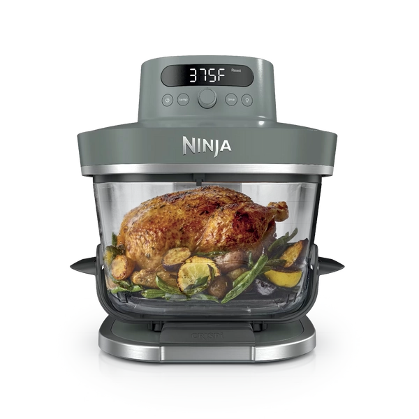 Ninja Crispi® Pro 6-in-1 Countertop Glass Air Fryer, Ash Gray