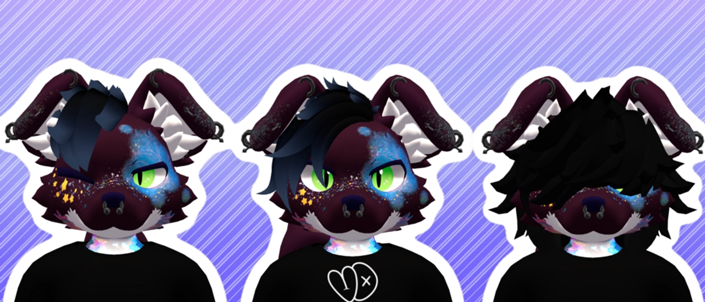 Optimized Hair Pack for VrChat