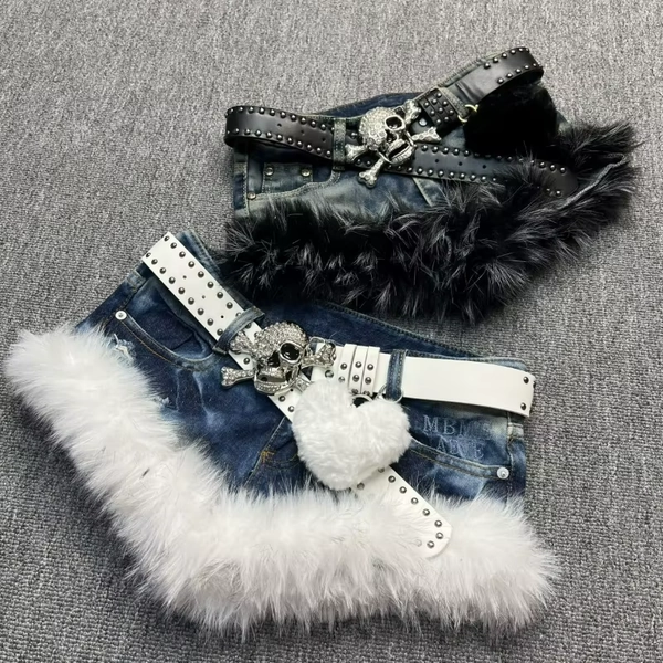 Puppy Boy furlined shorts