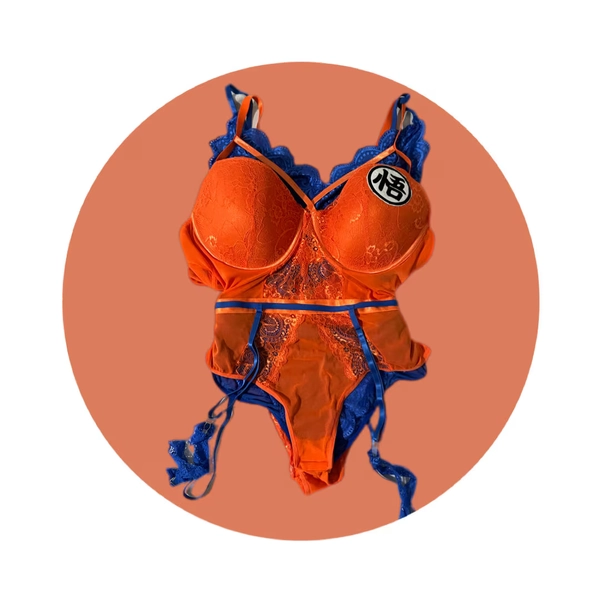 Custom Goku inspired Lingerie dragon ball z inspired