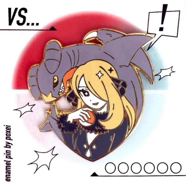 Champion Cynthia Enamel Pin