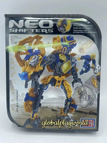 Mega Bloks 6310 Neo Shifters Atlas Raan Collectible Building Toy Action Figure