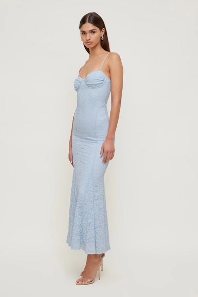 Monet Lace Overlay Maxi Dress