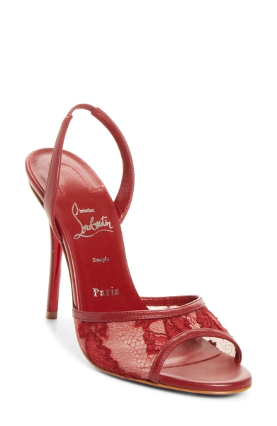 Miss Z Lace Slingback Sandal