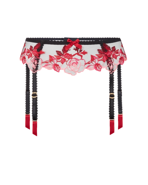 Callypso Suspender in Black/Multi | By Agent Provocateur