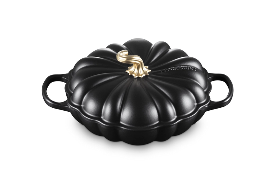 Cast Iron Pumpkin Shallow Casserole