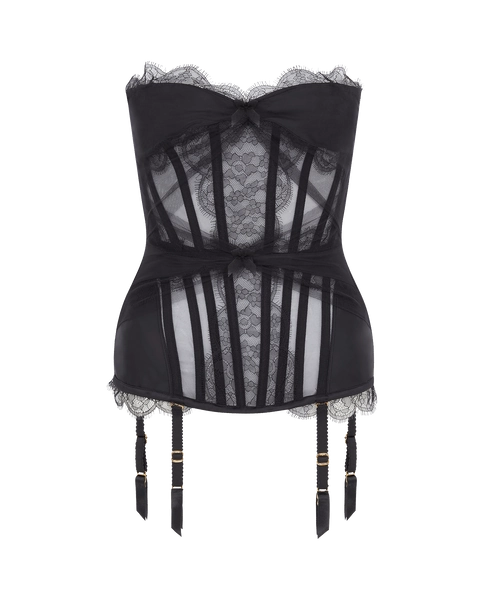 Halley Non Cupped Corsetin Black | By Agent Provocateur