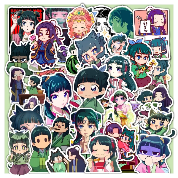 Apothecary Diaries Anime Stickers Sheet : 60pcs Waterproof Vinyl Decals