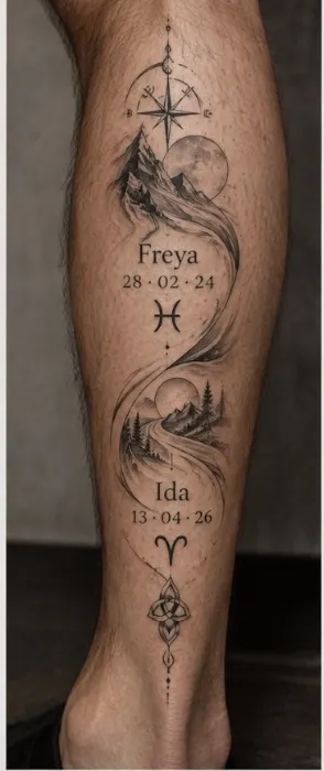Tattoo - Calf