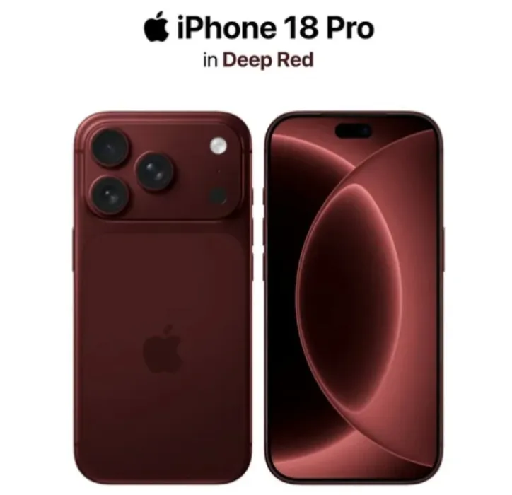 Burgundy iPhone 18 Pro Max — 512 GB
