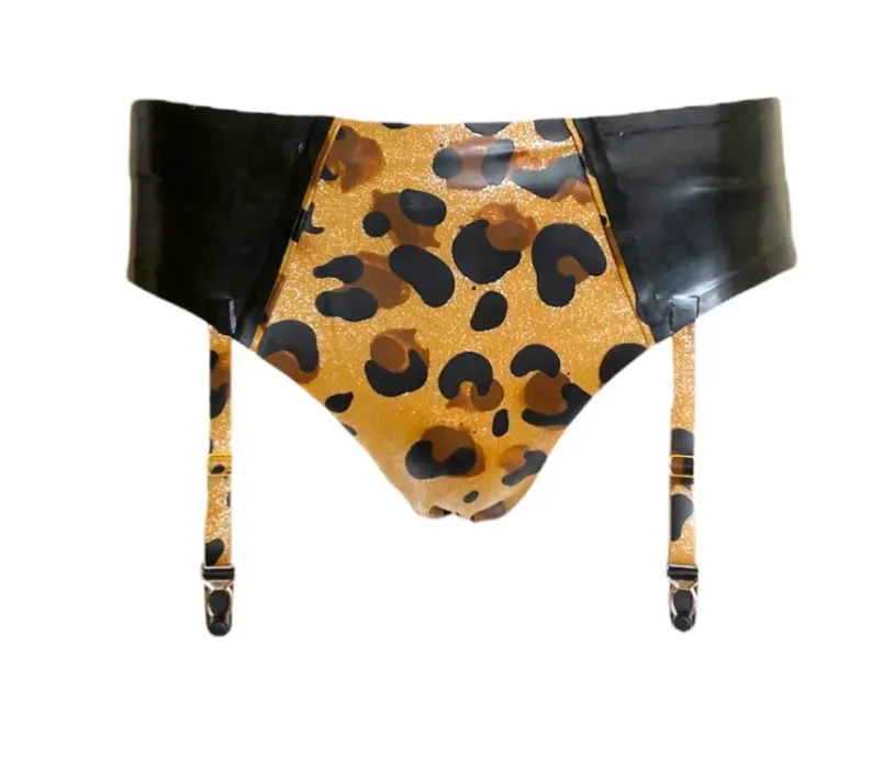 Leopard Latex Panty