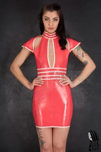 Coral Orbit Dress 