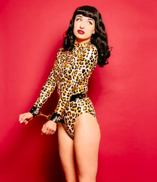 Leopard Latex Bodysuit