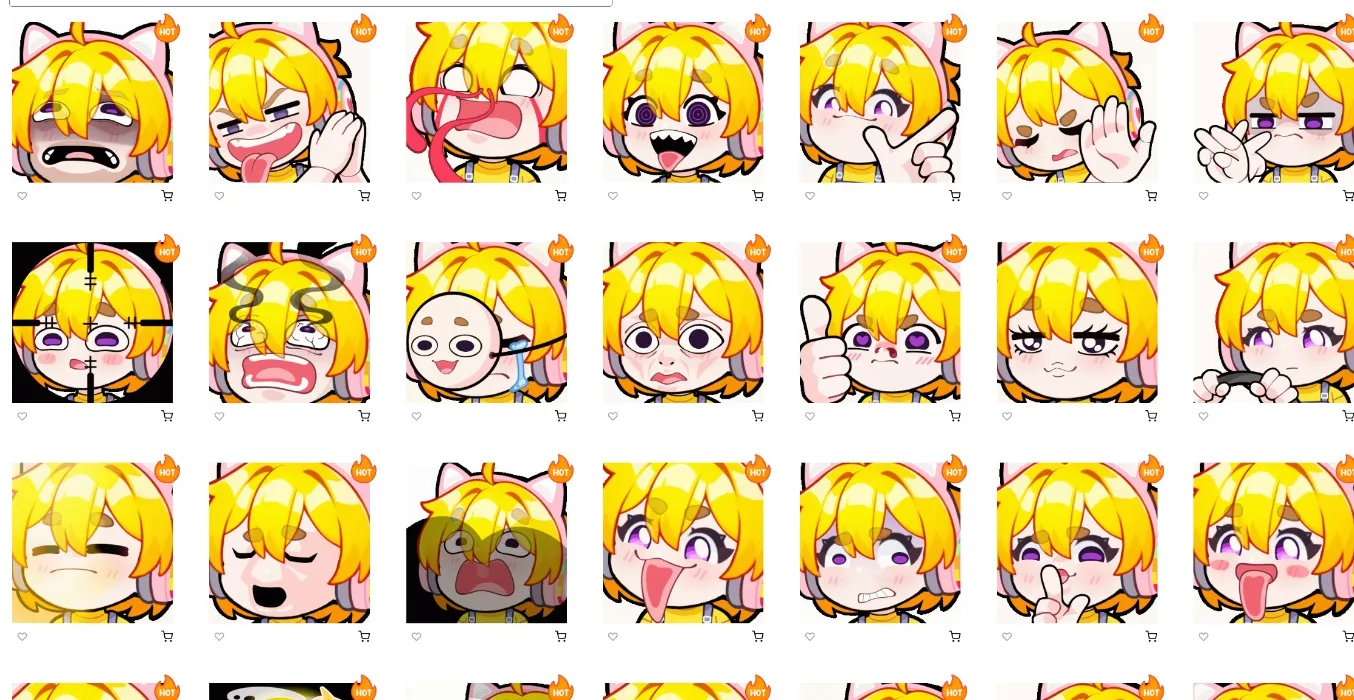 88Studio 6x static emotes