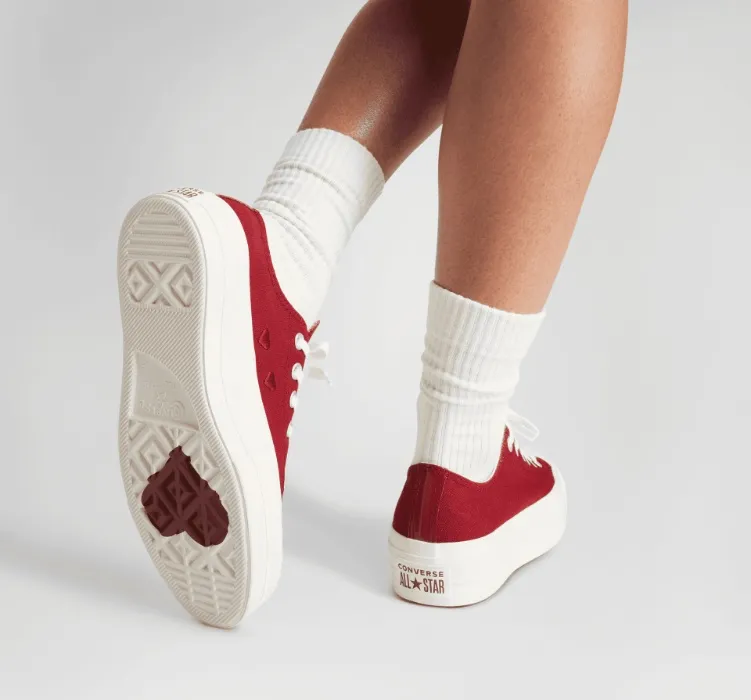 Converse Chuck Taylor All Star Lift Platform Valentine's Day Park Red/Vintage White/Egret A13653C