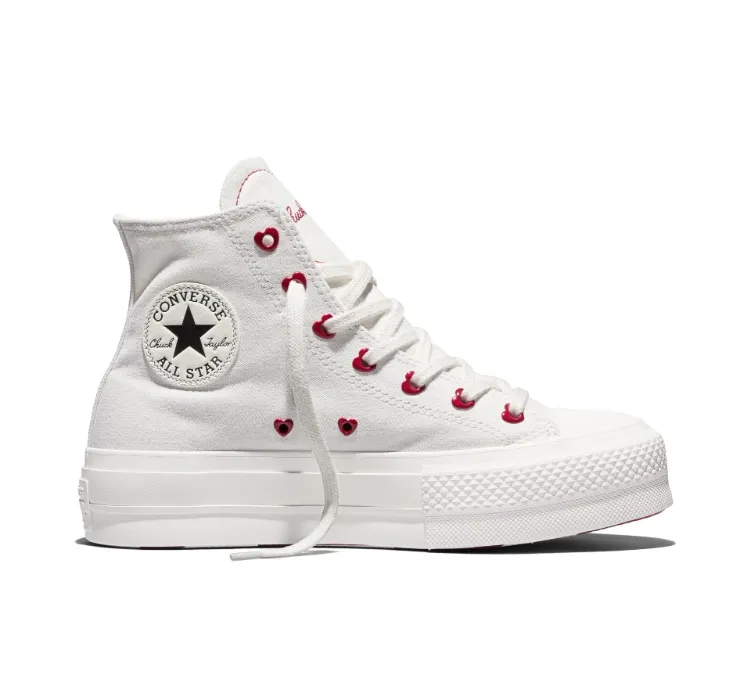 Conervse Chuck Taylor All Star Lift Platform Hearts