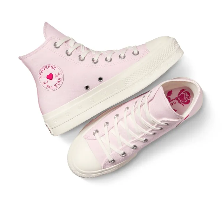 Conervse Chuck Taylor All Star Lift Platform Valentine's Day Sugar Berry/Egret/Sugar Berry A13652C