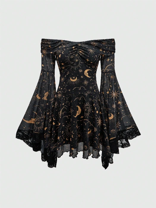 Stars and Moon Dress