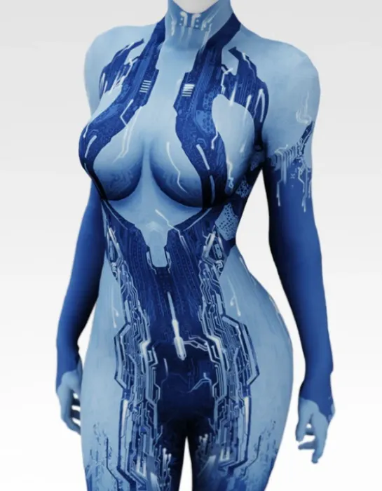Cortana bodysuit High-Quality